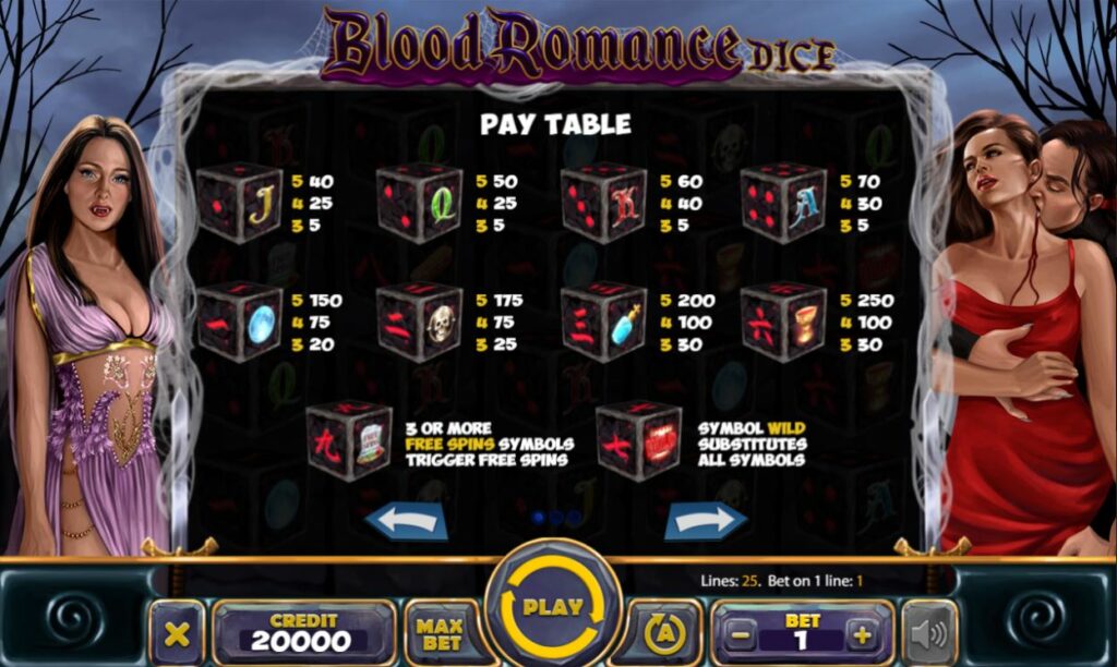 Blood Romance Dice 