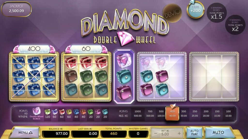 Air Dice casino spellen | Gratis Diamond Double Wheel demo | Double Wheel-bonus