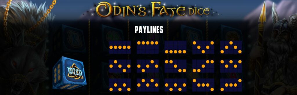 Odin's Fate Dice | Paylines