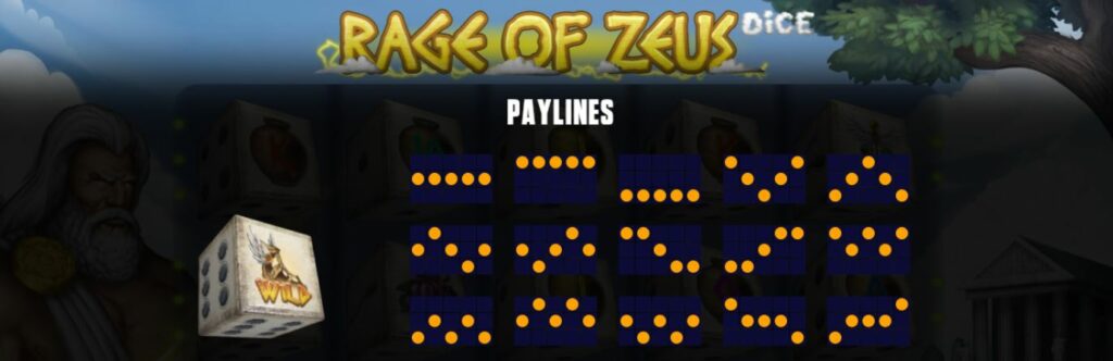 Mancala Gaming casino spellen | Rage of Zeus Dice | Rad van Fortuin - Rage of Zeus Paylines