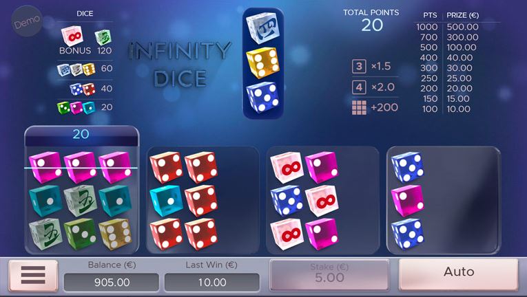 Air Dice casino spellen | Gratis Infinity Dice demo | Verdubbelaars & mystery spellen